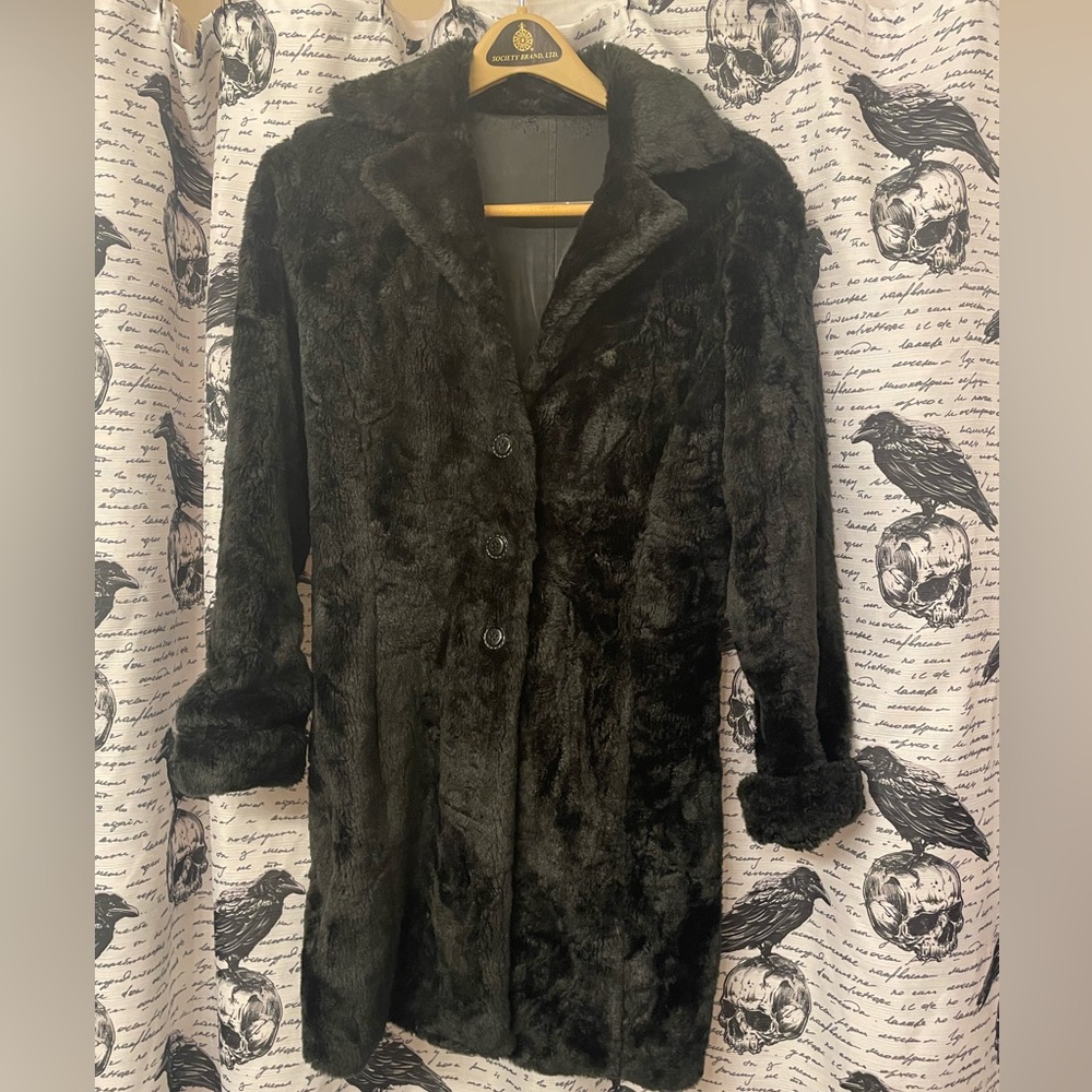 Xhilatation faux fur reversible coat Size small